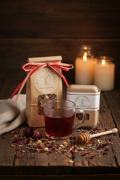 Love’s Potion Tea | Handcrafted Floral Herbal Tea Blend
