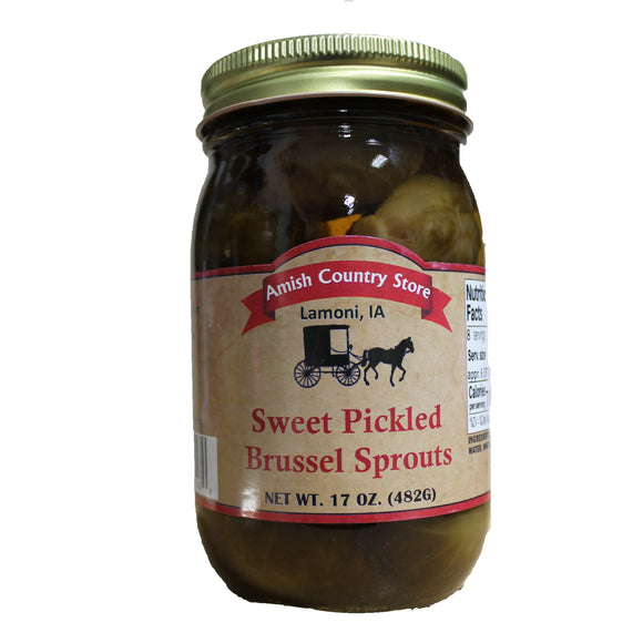 Sweet Pickled Brussels Sprouts