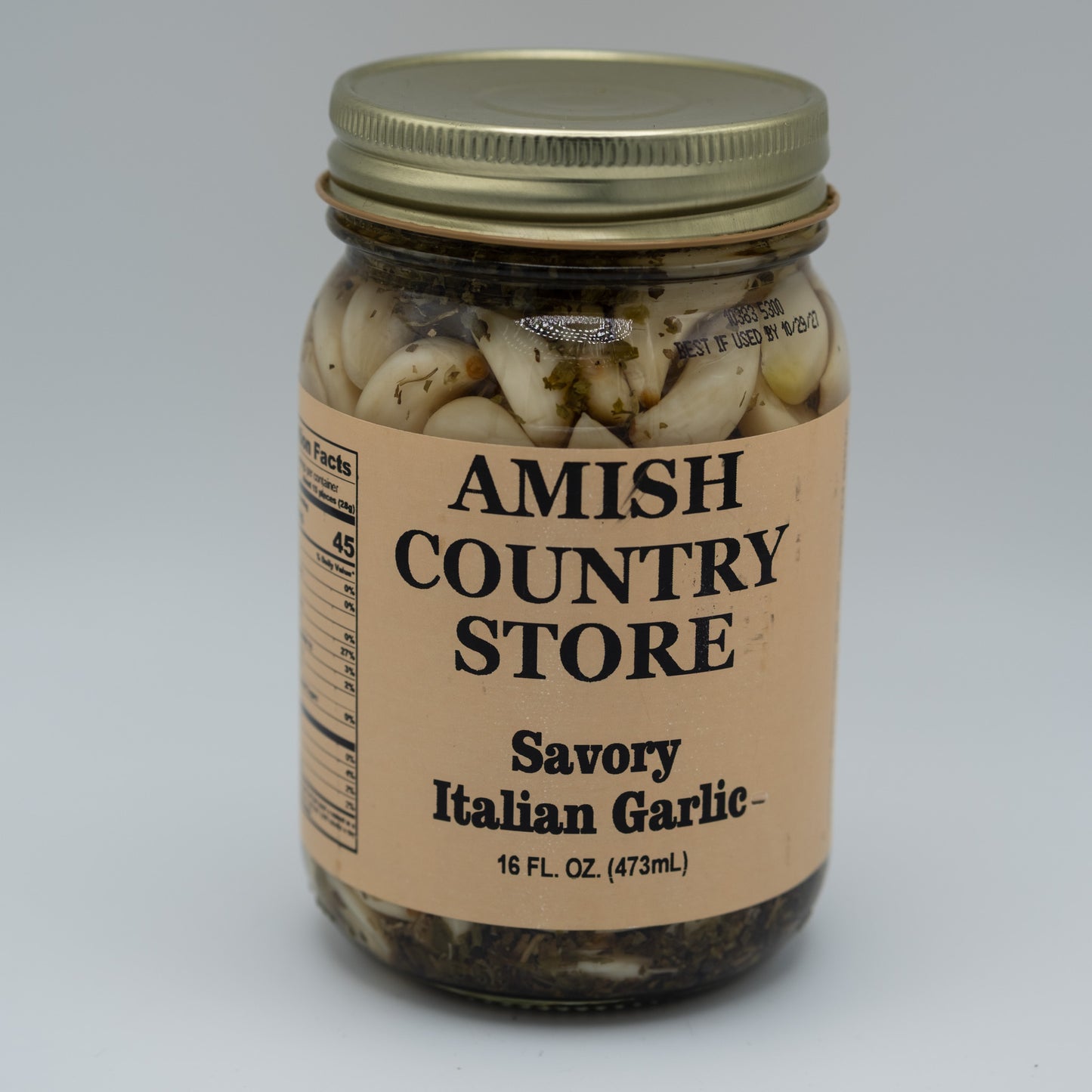 Old-Fashioned Savory Italian Garlic (16oz) | Amish Country Store