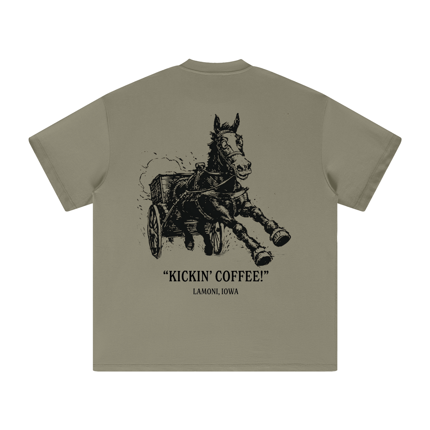 Buggy's "Kickin' Coffee" Heavyweight T-Shirt