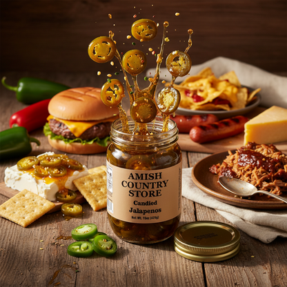 Old-Fashioned Candied Jalapeños | Sweet & Spicy Pantry Favorite | Pint
