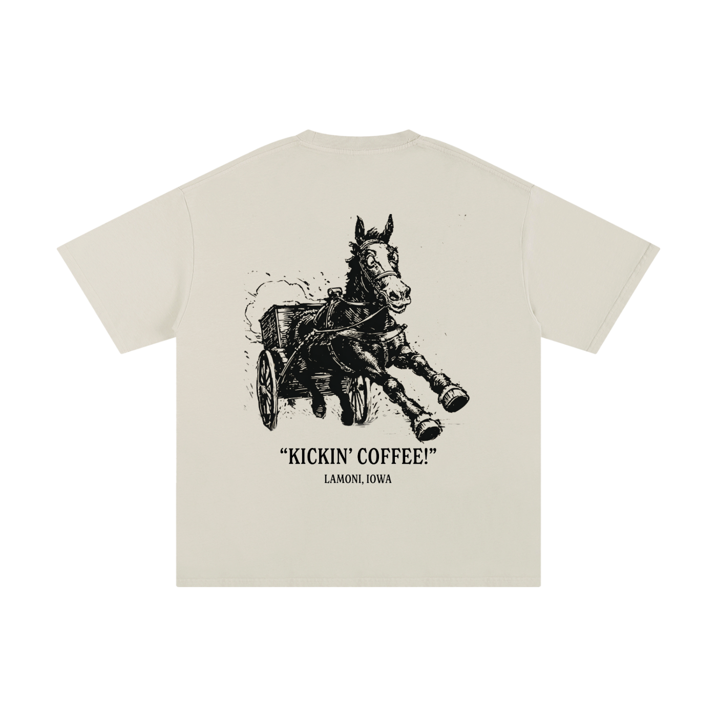 "Kickin' Coffee" Buggy's Cotton T-Shirt