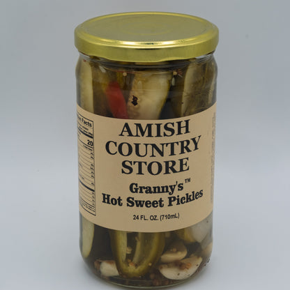 Granny’s Hot Sweet Pickles | 24 fl oz