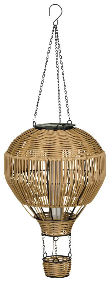 Wicker Hot Air Balloon Solar Lantern – Regal Art & Gift