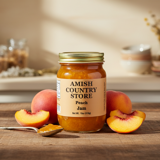 Old-Fashioned Peach Jam (18 oz) | Amish Country Store