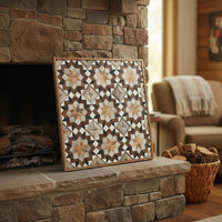 Amish Handmade Barn Quilt Wall Art – Reclaimed Barn Wood – 30.5” x 30.5”