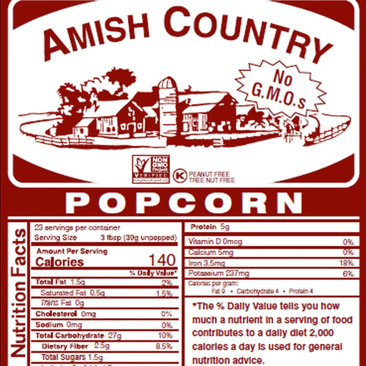 Amish Blue Popcorn Kernels (2 lb Bag) | Amish Country Store