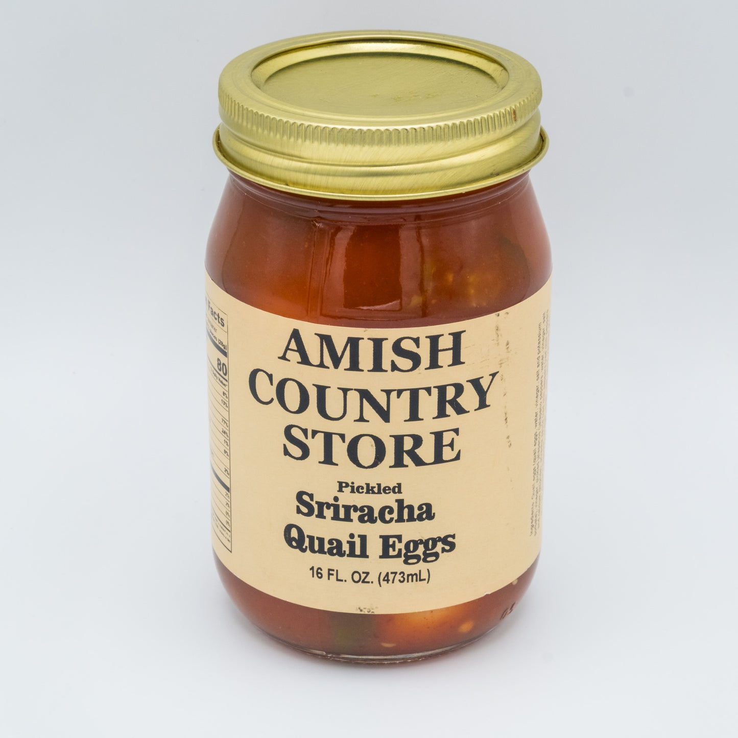 Sriracha Quail Eggs | Spicy Pickled Protein Snack | 16 oz