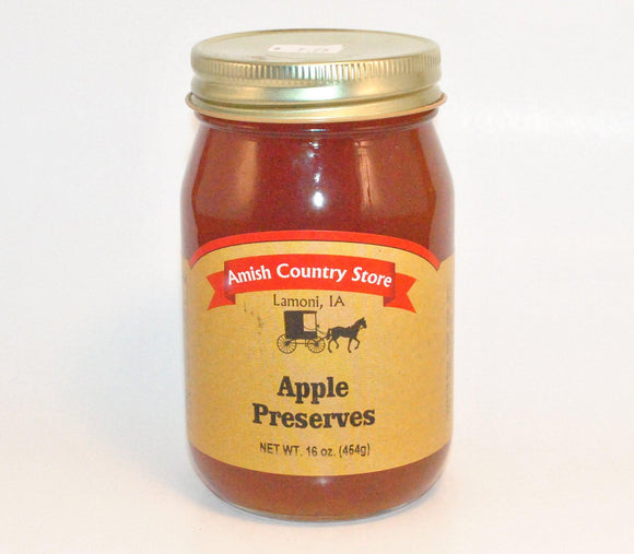 Apple Preserves 16 oz - Amish Country Store- bringing Amish quality into your home.