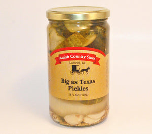Big As Texas Pickles 24 oz - Amish Country Store- bringing Amish quality into your home.