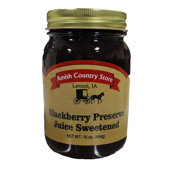 Blackberry Preserve Juice Sweetened 16 oz