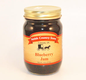 Blueberry Jam 18 oz - Amish Country Store- bringing Amish quality into your home.