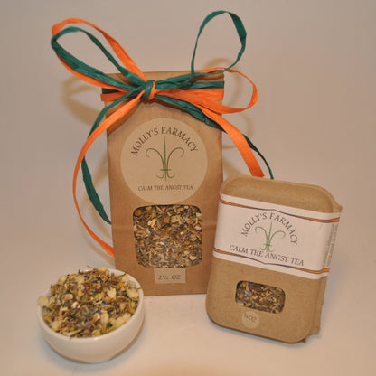 Calm the Angst Tea | Handcrafted Herbal Nervine Blend