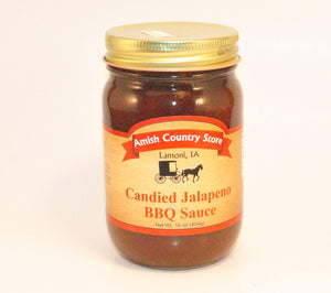 Candied Jalapeno BBQ Sauce 16 oz - Amish Country Store- bringing Amish quality into your home.