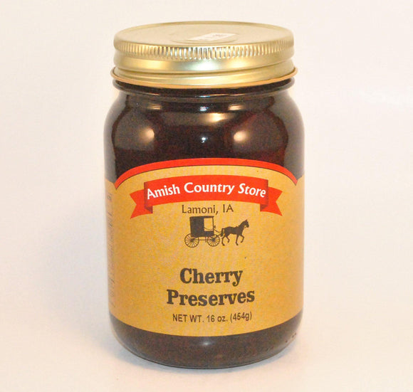 Cherry Preserves 16 oz - Amish Country Store- bringing Amish quality into your home.