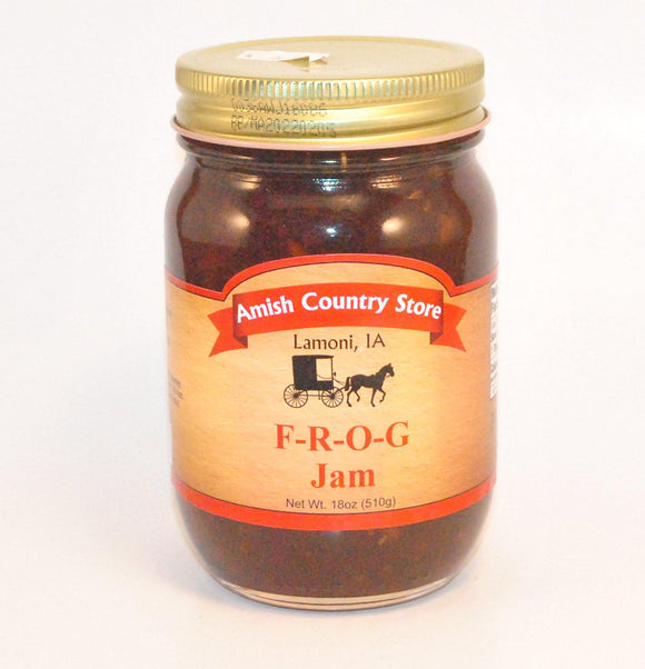 FROG Jam 18 oz - Amish Country Store- bringing Amish quality into your home.
