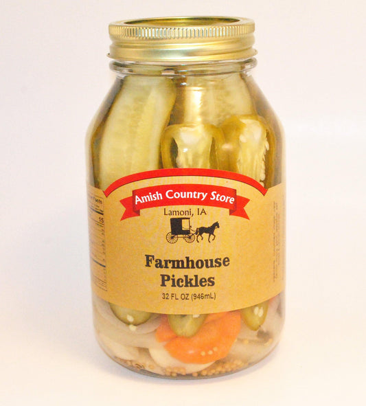 Farmhouse Pickles 32 oz - Amish Country Store- bringing Amish quality into your home.