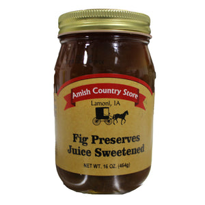 Fig Preserves Juice Sweetened 16 oz