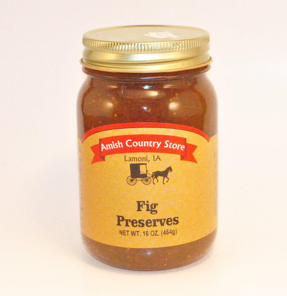 Fig Preserves 16 oz - Amish Country Store- bringing Amish quality into your home.