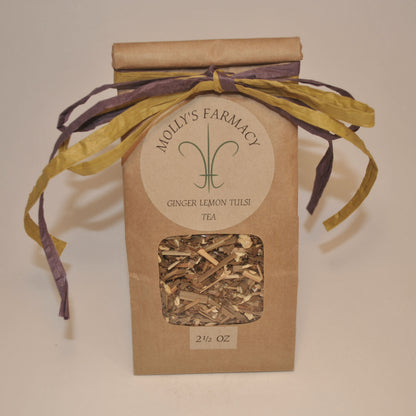 Ginger Lemon Tulsi Tea