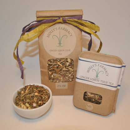 Ginger Lemon Tulsi Tea
