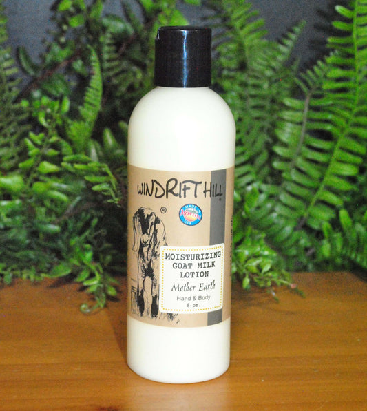 Mother Earth Windrift Goat Milk Lotion - Amish Country Store- bringing Amish quality into your home.