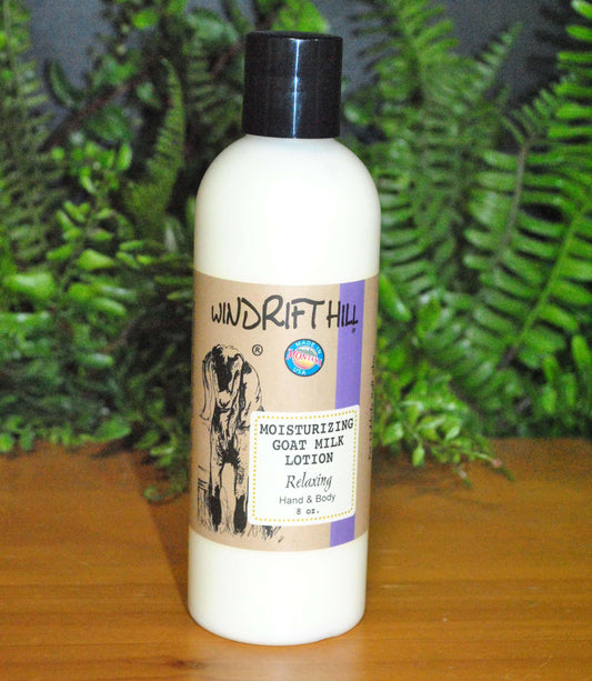 Relaxing Windrift Goat Milk Lotion - Amish Country Store- bringing Amish quality into your home.