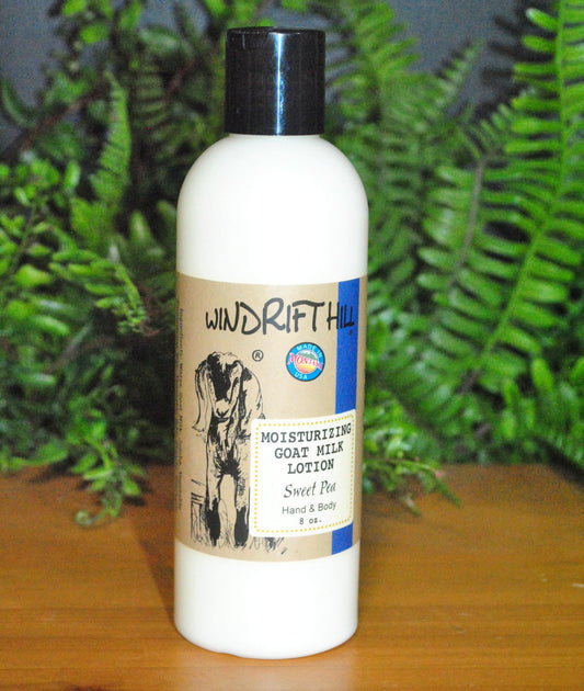 Sweet Pea Windrift Goat Milk Lotion - Amish Country Store- bringing Amish quality into your home.