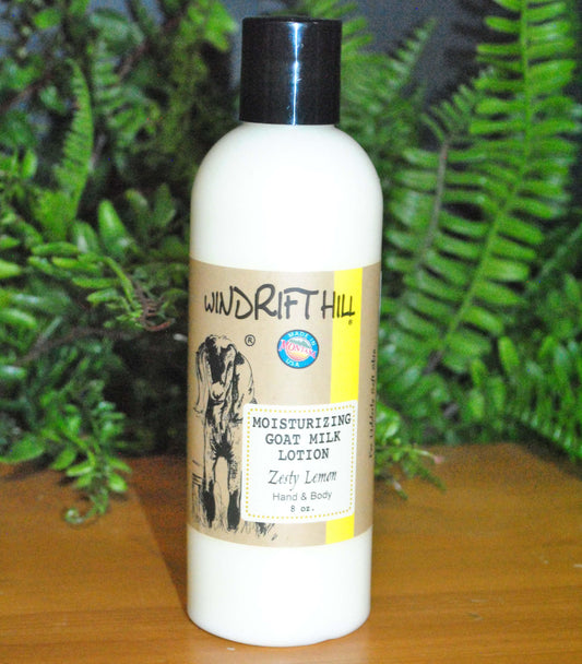 Zesty Lemon Windrift Goat Milk Lotion - - Amish Country Store- bringing Amish quality into your home.