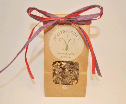 Hibiscus Happy Blend Tea | Bright Red Herbal Iced Tea Blend