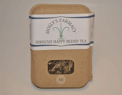 Hibiscus Happy Blend Tea | Bright Red Herbal Iced Tea Blend