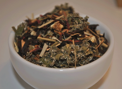 Hibiscus Happy Blend Tea | Bright Red Herbal Iced Tea Blend
