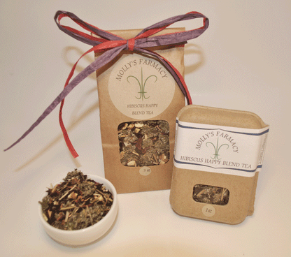 Hibiscus Happy Blend Tea | Bright Red Herbal Iced Tea Blend