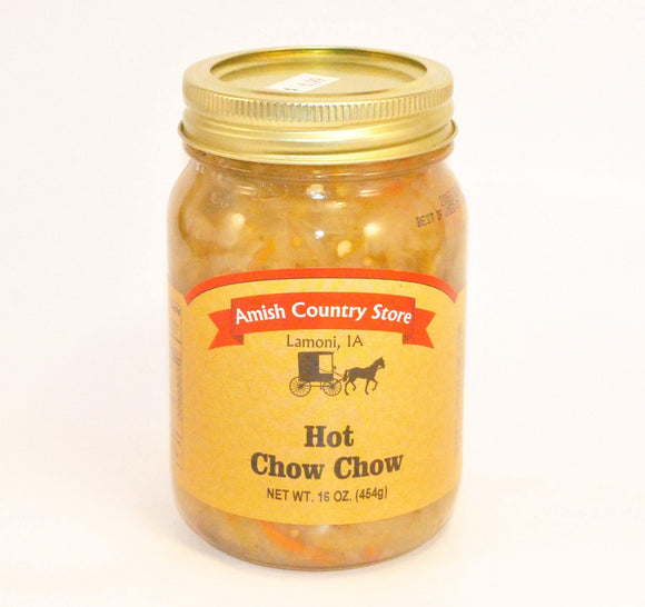 Hot Chow Chow 16oz - Amish Country Store- bringing Amish quality into your home.