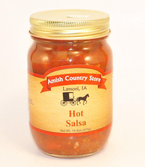 Hot Salsa 14.5 oz - Amish Country Store- bringing Amish quality into your home.