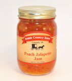 Peach Jalapeno Jam 18oz - Amish Country Store- bringing Amish quality into your home.