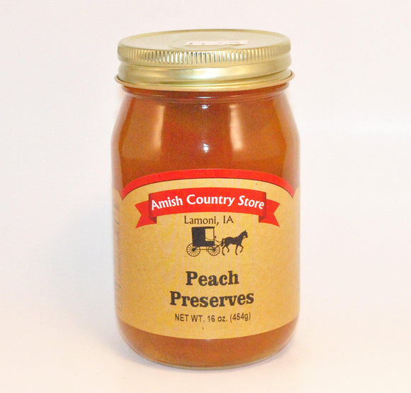 Peach Pecan Preserves 12oz - Amish Country Store- bringing Amish quality into your home.