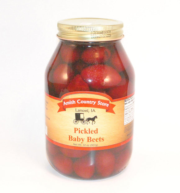 Pickled Baby Beets 32oz. - Amish Country Store- bringing Amish quality into your home.