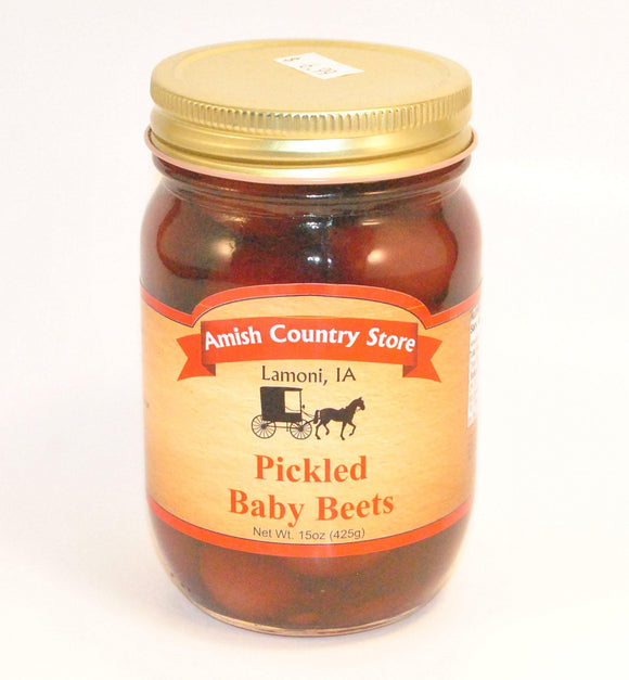 Pickled Baby Beets 15oz - Amish Country Store- bringing Amish quality into your home.