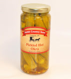 Pickled Hot Okra 16oz - Amish Country Store- bringing Amish quality into your home.