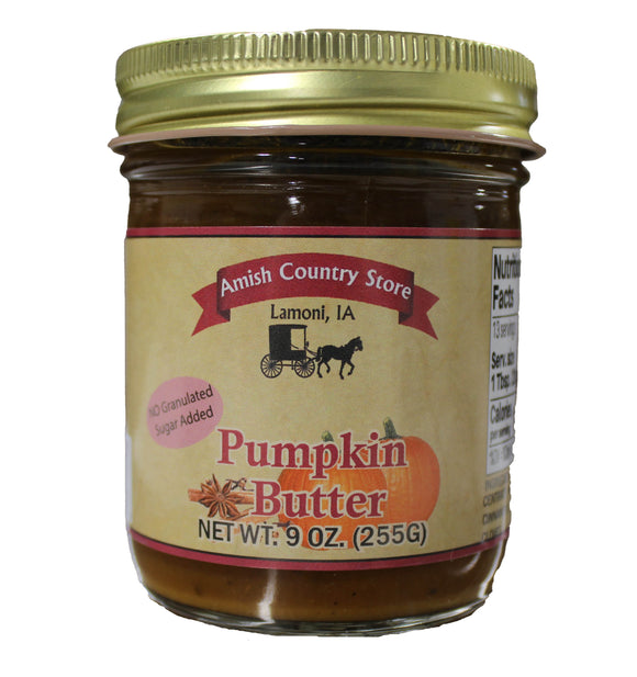 Pumpkin Butter - No Sugar Added, 9 oz.