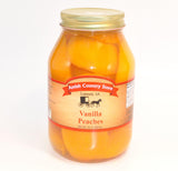 Vanilla Peaches 32oz - Amish Country Store- bringing Amish quality into your home.