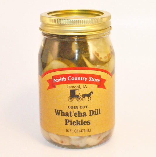 What'cha Dill Pickles 16 oz - Amish Country Store- bringing Amish quality into your home.