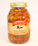 Zesty Bread & Butter Pickles 32 oz - Amish Country Store- bringing Amish quality into your home.