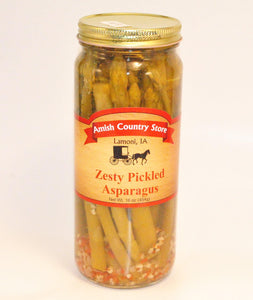 Zesty Pickled Asparagus 16oz - Amish Country Store- bringing Amish quality into your home.