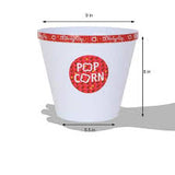 Popcorn Bowl Set with kernel catcher (Red)